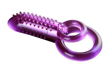 Dual Cock Ring Vibrator Vibrating Penis Ring