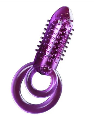 Dual Cock Ring Vibrator Vibrating Penis Ring