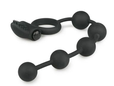 Tongue Cock Ring Plug Beads Vibrator