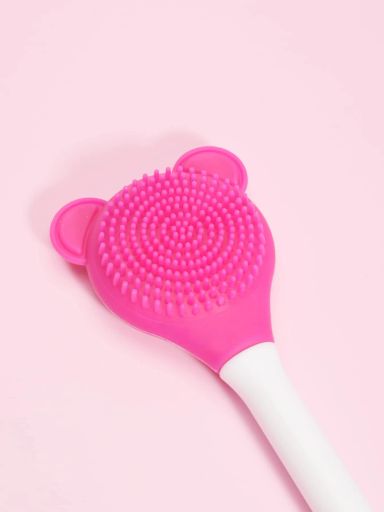 Silicone Double-End Facial Cleaning Brush - Multicolor