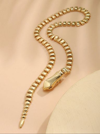 Gold Snake Chain Necklace