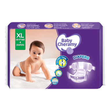 Baby Cheramy Baby Diapers – XL 4’s