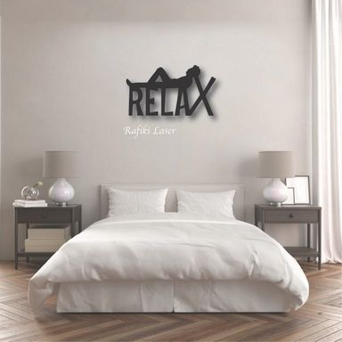 Relax Metal Wall Art Decor