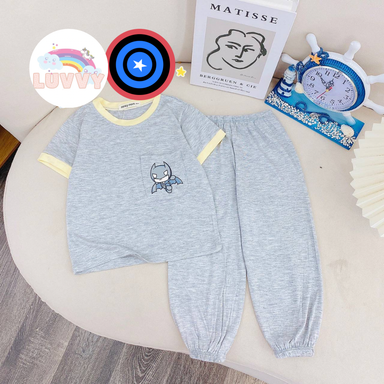 [126] Marvel Pastels Short Sleeve Long Pants Set (80~150)