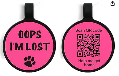 Dog Tag - Pink