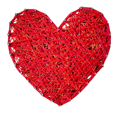 String Art Heart