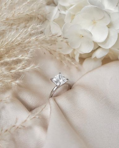 PRINCESS SOLITAIRE RING 