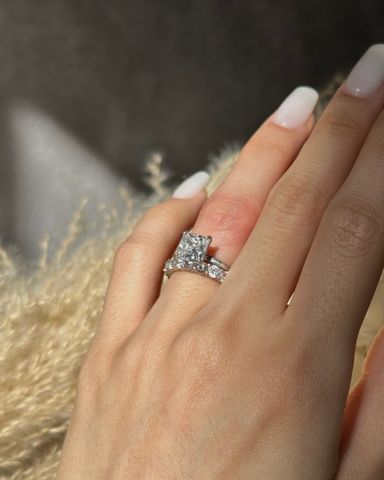 PRINCESS SOLITAIRE RING 