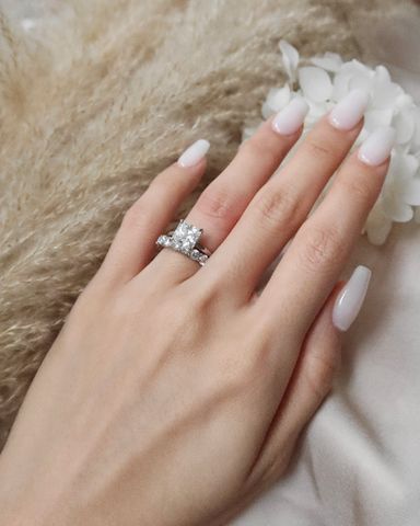 PRINCESS SOLITAIRE RING 