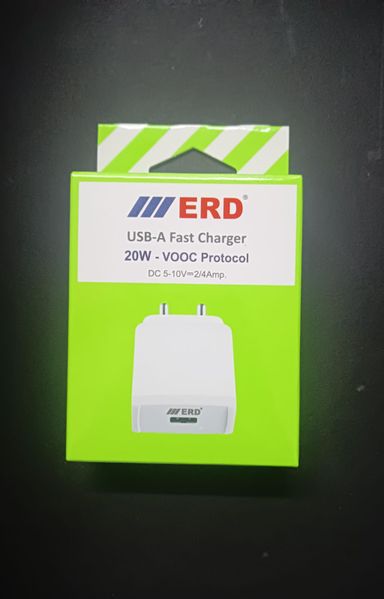 ERD TC-46 4Amp. 20W - VOOC Protocol Mobile Charger (USB Dock Only)