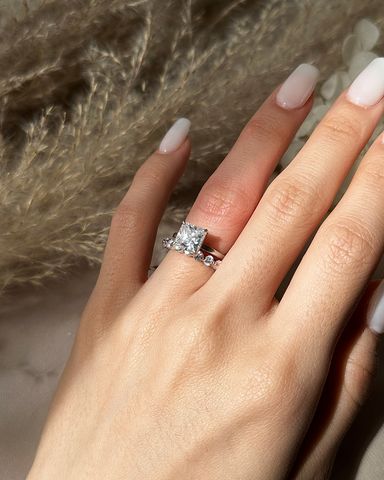 PRINCESS SOLITAIRE RING 