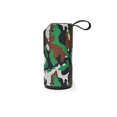 Harwa Portable Wireless Speaker with TF Card Functionality - Camouflage