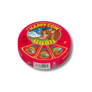 Happy Cow Cheese Paprika 140g