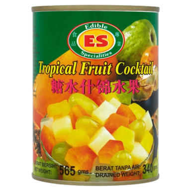 EDIBLE TROPICAL FRUIT COCKTAIL 565G