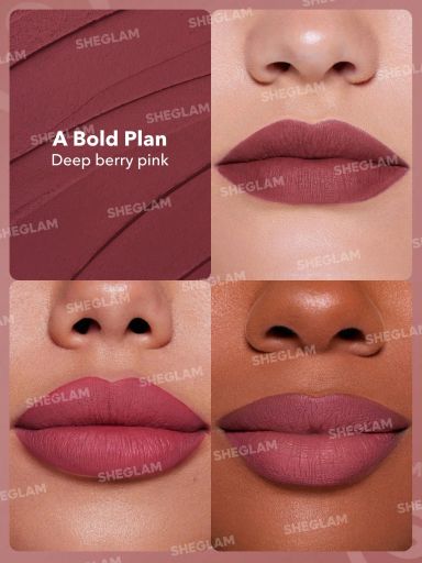 SHEGLAM Dynamatte Boom Long Lasting Matte Lipstick - A Bold Plan