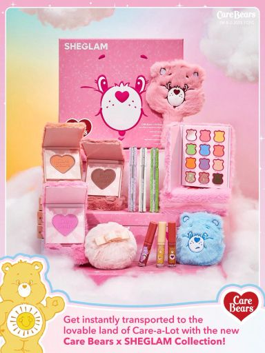 SHEGLAM X Care Bears Cuddle Time Blush - Tickled Pink