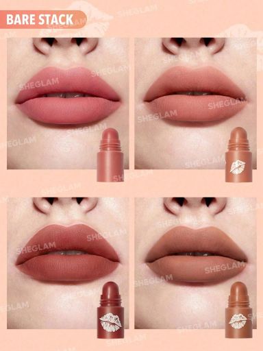 SHEGLAM Mega Lip Stacks - Nude - Bare Stack