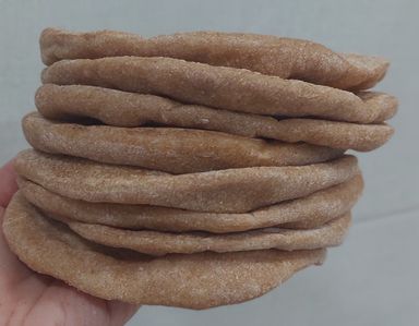 Arabic Bread (Organic Barley, Whole Wheat&Bran) خبز عربي(أسمر بالشعير العضوي والنخاله)