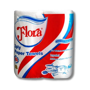 Flora Kitchen Paper Towel Twin Pack