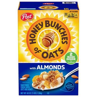 Honey Bunches of Oats Sweetened Cereal with Oats and Honey 1.36 kg / 48 oz