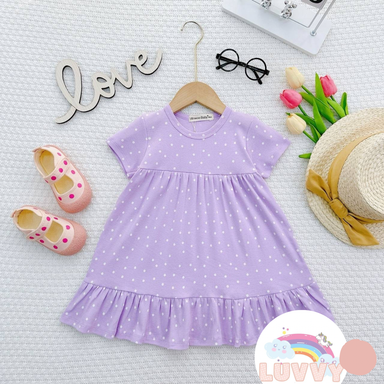 [138] Short Sleeve Swing Dress (80~120)