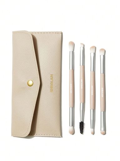 SHEGLAM Glam 101 Eye Essentials Brush Set With Bag