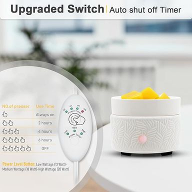 Ceramic 3-in-1 Wax Warmers with Timer