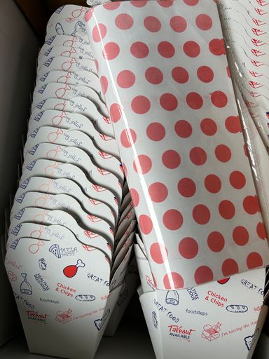 “POLKA DOT” DELI PAPERS - 12” x 12” / RED & WHITE - PACK OF 100 PIECES