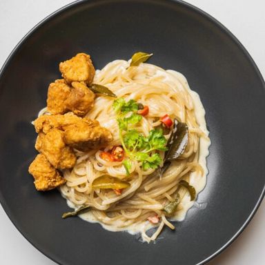 Spaghetti Buttermilk Chicken