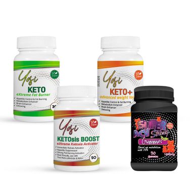 Combo - Ketosis Boost, Keto Extreme & Keto Plus & ACV Keto Gummies