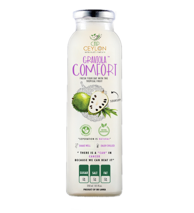 GRAVIOLA COMPORT (SOURSOP) 250ML GLASS BOTTLE