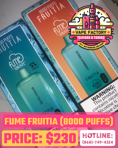 FUME FRUITIA (8000puffs)   