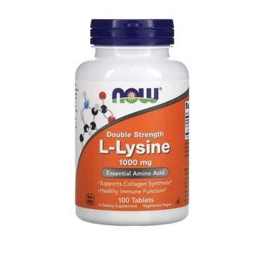 NOW L-Lysine 1000mg 100 Tablets