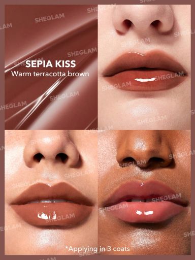 SHEGLAM Pout-Perfect Shine Lip Plumper - Sepia Kiss