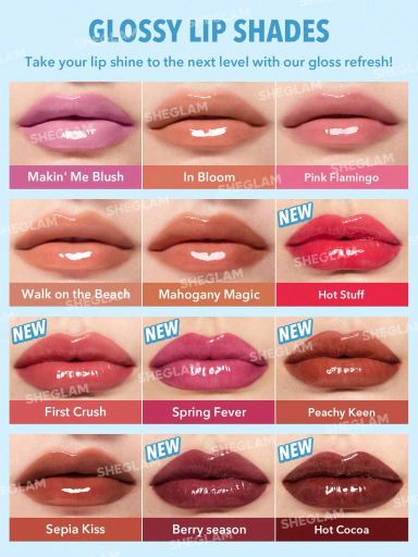 SHEGLAM Pout-Perfect Shine Lip Plumper - Walk On The Beach