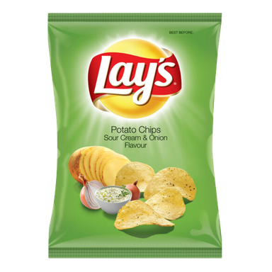 LAYS CHIPS 120G SOUR CREAM