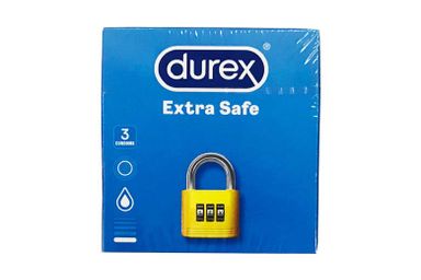 Durex Condoms Extra Safe 3's