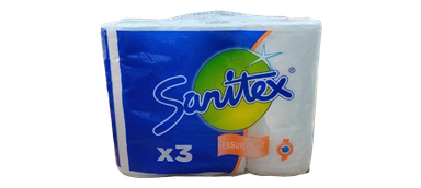 SANITEX TISSUE ROLL 3PCS