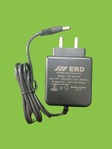 ERD Smps Adaptor PS-20(12V DC-2A) 2AMP.