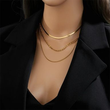 Three Layer woman's necklace