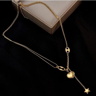 Heart Love Long Necklace