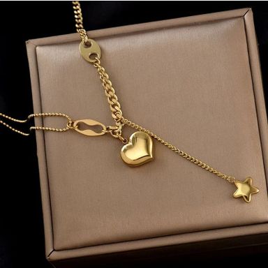 Heart Love Long Necklace