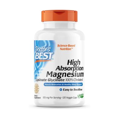 Doctor's Best High Absorbtion Magnesium 120 Tablets 