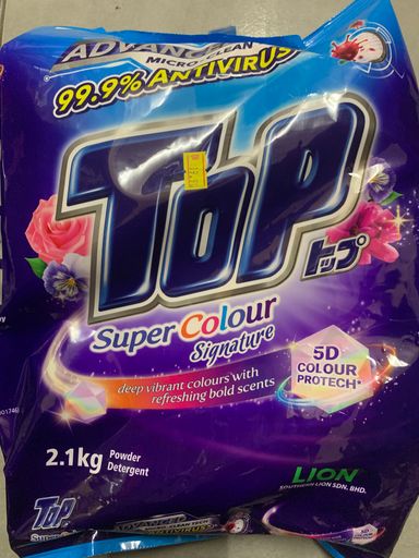 SERBUK PENCUCI TOP SUPER COLOUR 2.1KG