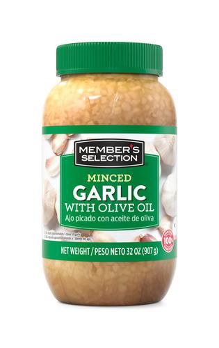 Member's Selection Minced Garlic in Olive Oil 907 g / 32 oz