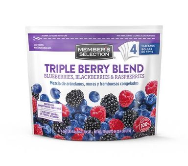 Member's Selection Triple Berry Blend 4 Units / 1 lb / 16 oz