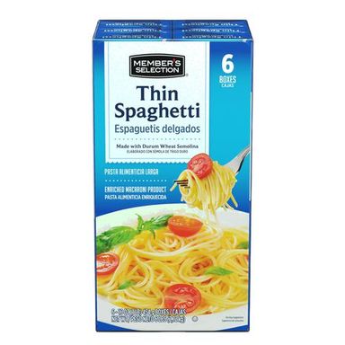 Member's Selection Thin Spaghetti 6 Units / 454 g / 1 lb