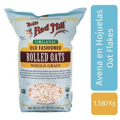 Bob's Red Mill Organic Rolled Oats 56 oz / 1.59 kg