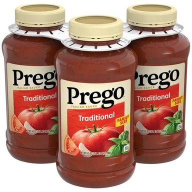 Prego Traditional Tomato Pasta Sauce 3 Units 1.28 kg / 45 oz