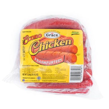 Grace Kennedy Econo Chicken Frankfurters 1.2 kg / 2.6 lb